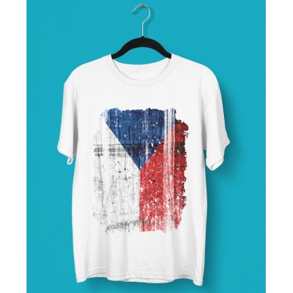 Pánské tričko Česká vlajka